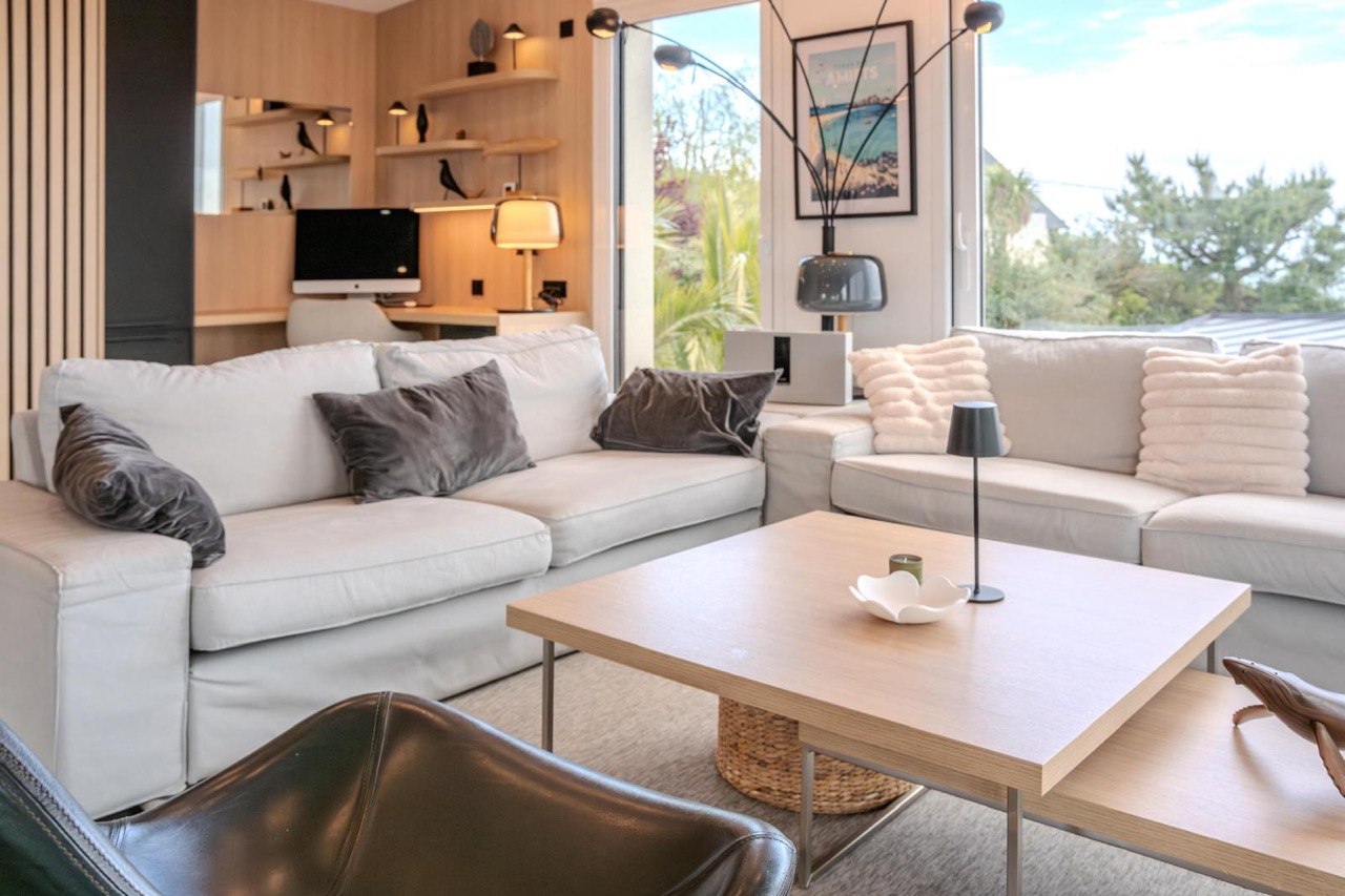 Coin salon d'une chambre